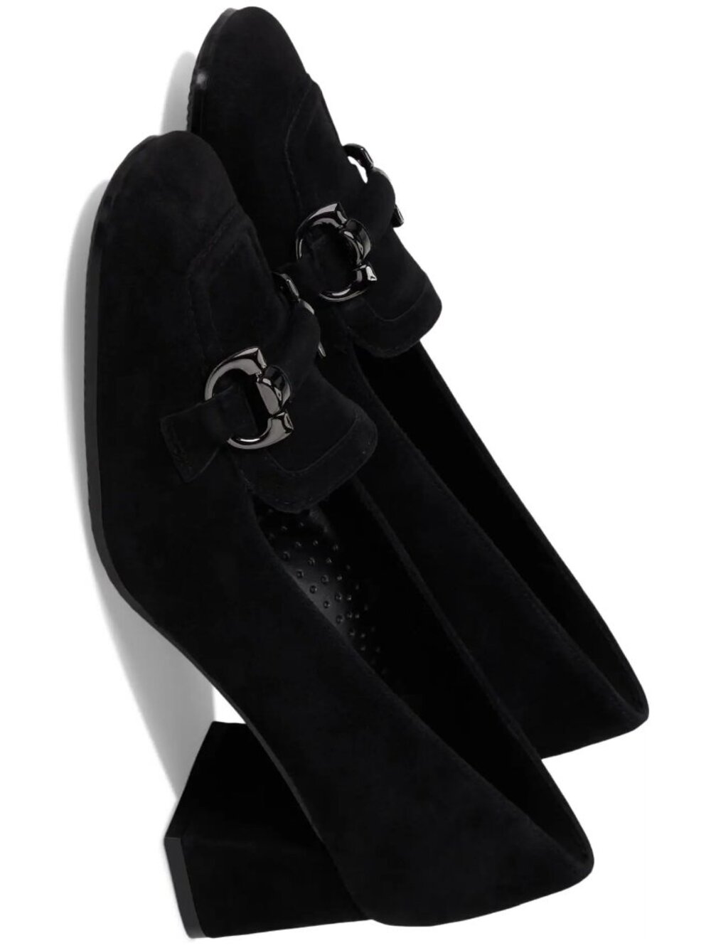 VANELI Ashlan Suede Square-Toe Loafer Pump
